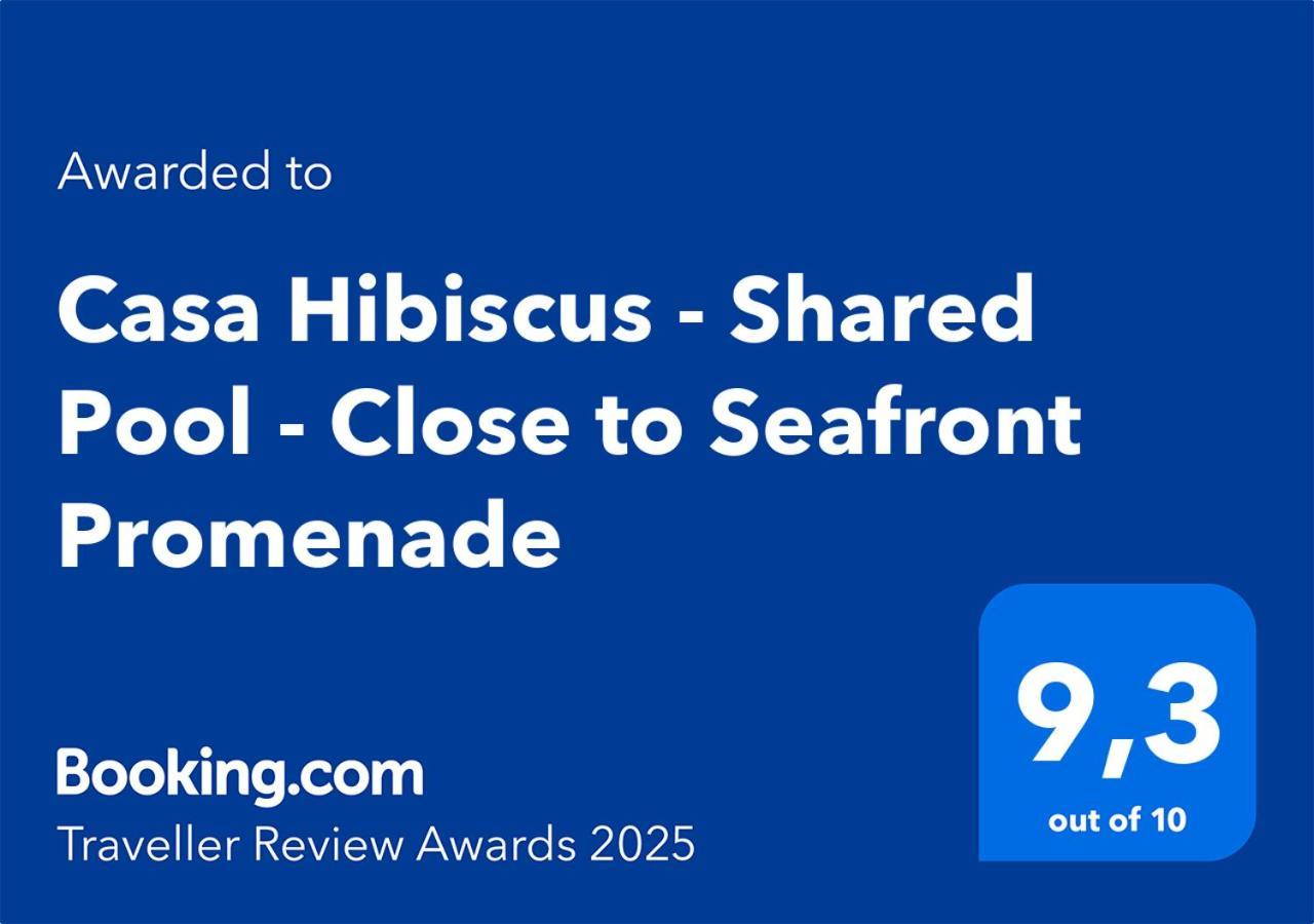 Casa Hibiscus - Shared Pool - Close To Seafront Promenade Punta Mujeres Екстериор снимка